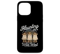 Haunting the Wild West Cappelli Stivali & Freedom Funny Ghosts Custodia per iPhone 13 Pro Max