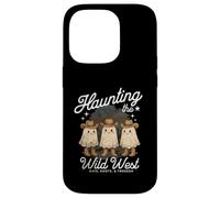 Haunting the Wild West Cappelli Stivali & Freedom Funny Ghosts Custodia per iPhone 14 Pro