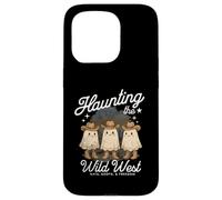 Haunting the Wild West Cappelli Stivali & Freedom Funny Ghosts Custodia per iPhone 15 Pro