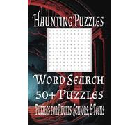 Haunting Word Search Puzzle Book: Word Searches with Easy-to-Read Print about Haunting, Creepy Stuff, Horror, and more | 6x9 inches, 110 pages | 50+ puzzles... Gift for Halloween, good for horror fans