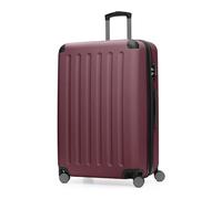 HAUPTSTADTKOFFER - SPREE - Valigia rigida, Trolley espandibile, Bagaglio con 4 ruote doppie, TSA, 75 cm, 119 litri, Borgogna