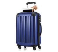 HAUPTSTADTKOFFER - ALEX - Bagaglio a mano con scomparto per laptop, Valigia rigida, Trolley espandibile, 4 doppie ruote, TSA, 55 cm, 42 litri, Blu scuro