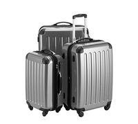 Hauptstadtkoffer - Alex - Set di 3 valigie (S, M & L), 235 litri, Colore Argento