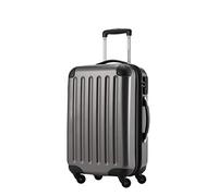 Hauptstadtkoffer ALEX Trolley Bagaglio a Mano 55x38x23 cm, 42 L, Lucchetto a Combinazione, Rigido Espandibile PC/ABS, 3,2 kg, 4 Ruote Doppie, Titanio o