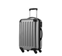 Hauptstadtkoffer ALEX Trolley Bagaglio a Mano 55x38x23 cm, 42 L, Lucchetto a Combinazione, Rigido Espandibile PC/ABS, 3,2 kg, 4 Ruote Doppie, Argento