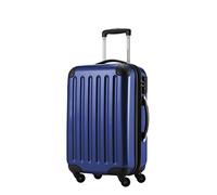 Hauptstadtkoffer ALEX Trolley Bagaglio a Mano 55x38x23 cm, 42 L, Lucchetto a Combinazione, Rigido Espandibile PC/ABS, 3,2 kg, 4 Ruote Doppie, Blu scuro