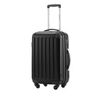 Hauptstadtkoffer ALEX Trolley Bagaglio a Mano 55x38x23 cm, 42 L, Lucchetto TSA, Rigido Espandibile PC/ABS, 3,2 kg, 4 Ruote Doppie, Nero