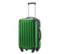 Hauptstadtkoffer ALEX Trolley Bagaglio a Mano 55x38x23 cm, 42 L, Lucchetto TSA, Rigido Espandibile PC/ABS, 3,2 kg, 4 Ruote Doppie, Verde