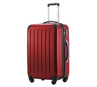 Hauptstadtkoffer ALEX Trolley Rigido Espandibile 65 cm (74 L) con Lucchetto TSA, Valigia da Viaggio Robusta con 4 Ruote Doppie, Rosso