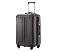 Hauptstadtkoffer ALEX Trolley Rigido Espandibile 65 cm (74 L) con Lucchetto TSA, Valigia da Viaggio Robusta con 4 Ruote Doppie, Graphit