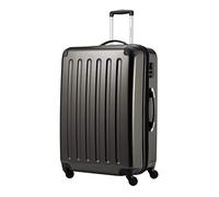 Hauptstadtkoffer ALEX Trolley Rigido Espandibile 75 cm (119 L) con Lucchetto a Combinazione, Valigia da Viaggio Robusta con 4 Ruote Doppie, Graphit