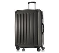 Hauptstadtkoffer ALEX Trolley Rigido Espandibile 75 cm (119 L) con Lucchetto TSA, Valigia da Viaggio Robusta con 4 Ruote Doppie, Graphite