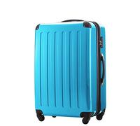 HAUPTSTADTKOFFER - Valigia Rigida Alex, TSA, Taglia 75 cm, 119 Litri, Colore Blu ciano