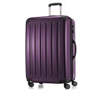 HAUPTSTADTKOFFER - ALEX - Valigia rigida, Trolley espandibile, Bagaglio con 4 ruote doppie, 75 cm, 119 litri, Viola