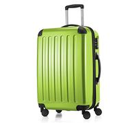 HAUPTSTADTKOFFER - ALEX - Valigia rigida, Trolley espandibile, Bagaglio con 4 ruote doppie, TSA, 65 cm, 74 litri, Mela Verde