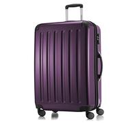 HAUPTSTADTKOFFER - ALEX - Valigia rigida, Trolley espandibile, Bagaglio con 4 ruote doppie, TSA, 75 cm, 119 litri, Viola