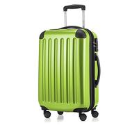 HAUPTSTADTKOFFER - ALEX - Valigia rigida, Trolley espandibile, Bagaglio con 4 ruote doppie, TSA, 75 cm, 119 litri, Mela Verde