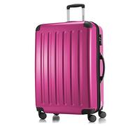 HAUPTSTADTKOFFER - ALEX - Valigia rigida, Trolley espandibile, Bagaglio con 4 ruote doppie, TSA, 75 cm, 119 litri, Rosa