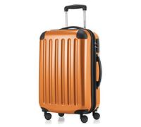 HAUPTSTADTKOFFER - Bagaglio a mano Rigida Alex, 4 Doppie ruote, Taglia 55 cm, 42 Litri, Colore Arancione