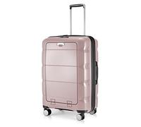 HAUPTSTADTKOFFER - Britz - Valigia rigida con scomparto per laptop Trolley da viaggio espandibile, leggero TSA, 4 ruote, 66 cm, 60 L, Vecchio rosa