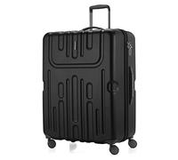 HAUPTSTADTKOFFER - Havel - Valigia da viaggio rigida e legera, grande 73 cm, Trolley ABS, TSA, 111 litri, Nero
