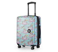 HAUPTSTADTKOFFER Mitte - Bagaglio a Mano, 2.9 Kg Un Gioco da Ragazzi, TSA, Valigia Rigida, Trolley con 4 Ruote, Bagaglio a Mano 55 cm, 42 L, Motivo Valigia, Unicorno
