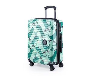 Hauptstadtkoffer Mitte - Bagaglio a Mano, 2.9 Kg Un Gioco da Ragazzi, TSA, Valigia Rigida, Trolley con 4 Ruote, Bagaglio a Mano 55 cm, 42 L, Valigia con Motivi, Dino Skater