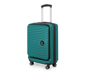 Hauptstadtkoffer Mitte - bagaglio a mano top loader 55 x 40 x 20 cm, TSA, 4 ruote, valigia da viaggio, valigia rigida, trolley, valigia bagaglio a mano, bagaglio da cabina, turchese