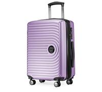 HAUPTSTADTKOFFER Mitte - Bagaglio a Mano 55x40x23, TSA, 4 Ruote, Valigia da Viaggio, Valigia Rigida, Valigia con Rotelle, Valigia Bagaglio a Mano, Lilla