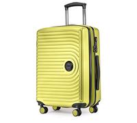 HAUPTSTADTKOFFER - MITTE - Valigia cabina trolley, estensibile, bagaglio a mano con volume di espansione di 8 cm, TSA, 4 ruote a doppia ruota, 55 cm, 55 litri, Fern