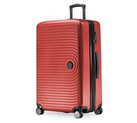 HAUPTSTADTKOFFER Mitte - Valigia Rigida Grande, TSA, 4 Ruote, Bagaglio da Stiva con Espansione di Volume di 8 cm, 77 cm, 130 L, Rossa