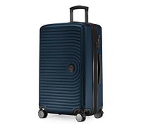 HAUPTSTADTKOFFER Mitte - Valigia Media a Guscio Rigido, TSA, 4 Ruote, Bagaglio da Stiva con Espansione di Volume di 8 cm, 68 cm, 88 L, Blu Scuro