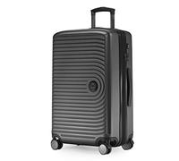 HAUPTSTADTKOFFER Mitte - Valigia Rigida Grande, TSA, 4 Ruote, Bagaglio da Stiva con Espansione di Volume di 8 cm, 77 cm, 130 L, Grafite