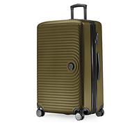 HAUPTSTADTKOFFER Mitte - Valigia Rigida Grande, TSA, 4 Ruote, Bagaglio da Stiva con Espansione di Volume di 8 cm, 77 cm, 130 L, Avocado