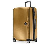 HAUPTSTADTKOFFER Mitte - Valigia Rigida Grande, TSA, 4 Ruote, Bagaglio da Stiva con Espansione di Volume di 8 cm, 77 cm, 130 L, Oro Autunnale