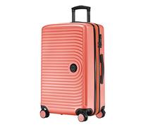 HAUPTSTADTKOFFER - MITTE - Valigia rigida media, estensibile, bagaglio con volume di espansione di 8 cm, TSA, 4 ruote a doppia ruota, 68 cm, 88 litri, Coral