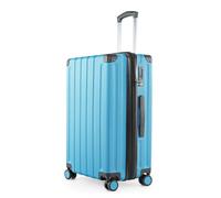 Hauptstadtkoffer Q-Damm Trolley Medio (68 cm) 71-89 L, Blu ciano | Scocca Rigida ABS · Serratura TSA · Espandibile · 4 Ruote · Parti Sostituibili · Bagaglio da Stiva · Vacanze · 1-2 Settimane
