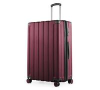 Hauptstadtkoffer Q-Damm - Valigia rigida grande, TSA, 4 ruote, bagaglio da stiva con espansione di volume di 6 cm, 78 cm, 133 litri, Borgogna