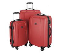 Hauptstadtkoffer Set di 3 valigie, Rosso