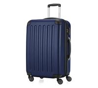 HAUPTSTADTKOFFER® - „SPREE“ - 80 litri - Valise Rigida - Lucchetto TSA (Blu Scuro Opaco)