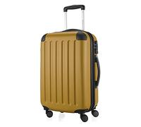 Hauptstadtkoffer Spree - Bagaglio a mano, 55 × 36 × 21 cm, TSA, 4 ruote, 42 litri, valigia da viaggio, valigia rigida, trolley, bagaglio da cabina, espandibile, Autunno Oro