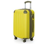 Hauptstadtkoffer - Spree - bagaglio a mano, custodia rigida con estensione, trolley trolley trolley valigia da viaggio, 4 ruote doppie, 54 cm, 41 l, manico estraibile, TSA, limone, limone, 54 cm,