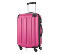 HAUPTSTADTKOFFER - SPREE - Bagaglio a mano, Valigia rigida, Trolley espandibile, 4 ruote doppie, TSA, 55 cm, 42 litri, Rosa