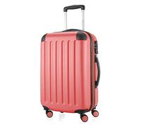HAUPTSTADTKOFFER - SPREE - Bagaglio a mano, Valigia rigida, Trolley espandibile, 4 ruote doppie, TSA, 55 cm, 42 litri, Coral