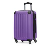HAUPTSTADTKOFFER - SPREE - Bagaglio a mano, Valigia rigida, Trolley espandibile, 4 ruote doppie, TSA, 55 cm, 42 litri, Viola