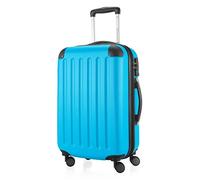 HAUPTSTADTKOFFER - Spree - Bagaglio a mano Valigia Trolley da Cabina rigido TSA ABS 4 ruote, 55 cm, 42 litres, Ciano