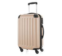 HAUPTSTADTKOFFER - Spree - Bagaglio a mano Valigia Trolley da Cabina rigido TSA ABS 4 ruote, 55 cm, 42 litres, Champagne