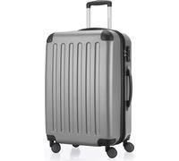 HAUPTSTADTKOFFER - SPREE - trolley trolley rigido valigia da viaggio, 4 ruote doppie, 65 cm, 74 L, argento