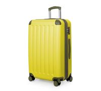 Hauptstadtkoffer - Spree - Valigia rigida con rotelle, trolley con espansione, 4 ruote doppie, 68 cm, 76 l, manico estraibile, TSA, limone, limone, 68 cm, valigetta