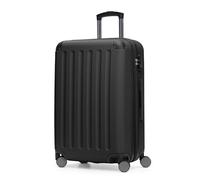 Hauptstadtkoffer Spree - Valigia rigida di medie dimensioni, TSA, 4 ruote, trolley, valigia da viaggio, espandibile, 65 cm, 74 litri, Nero